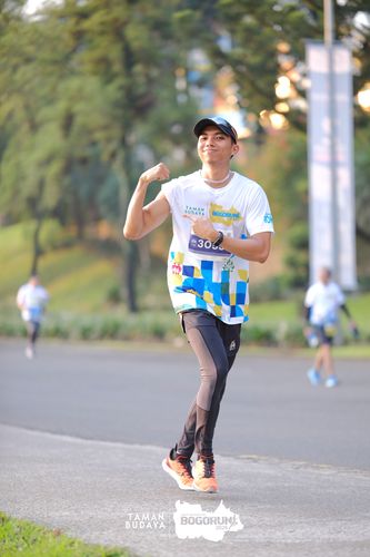 Race photo from Taman Budaya x BOGORUN 2025