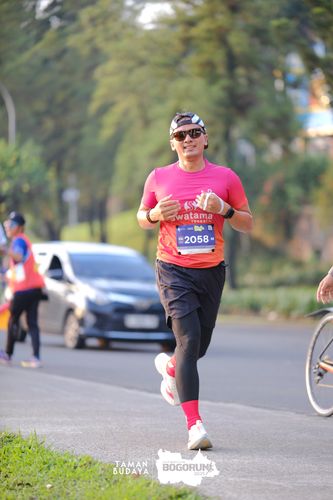 Race photo from Taman Budaya x BOGORUN 2025