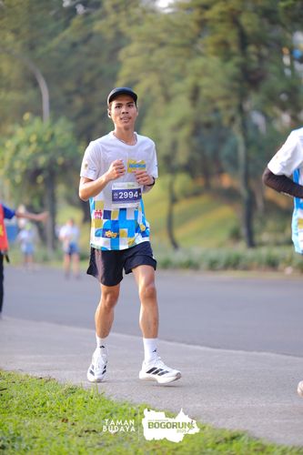 Race photo from Taman Budaya x BOGORUN 2025