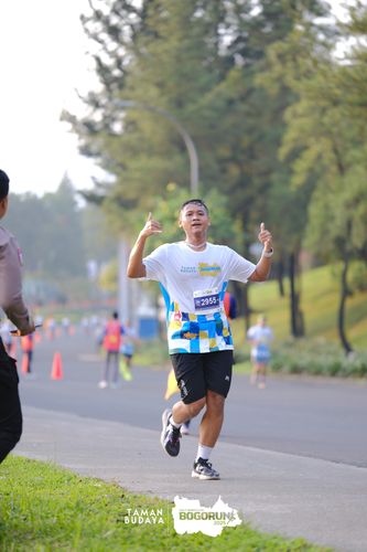 Race photo from Taman Budaya x BOGORUN 2025