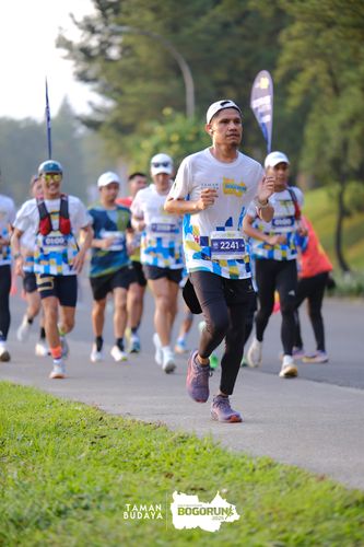Race photo from Taman Budaya x BOGORUN 2025
