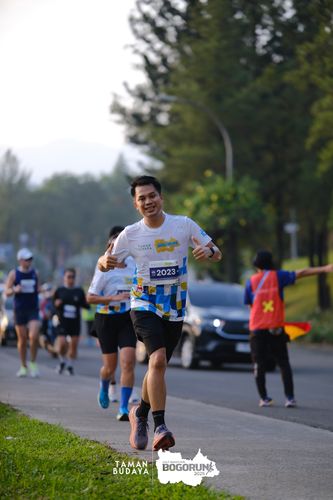Race photo from Taman Budaya x BOGORUN 2025
