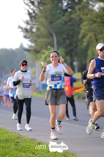 Race photo from Taman Budaya x BOGORUN 2025