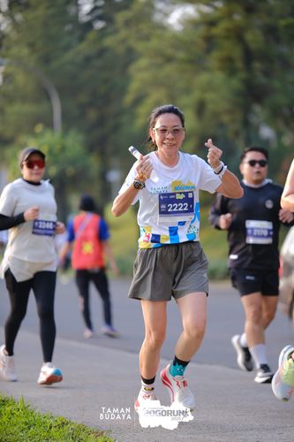 Race photo from Taman Budaya x BOGORUN 2025
