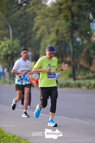 Race photo from Taman Budaya x BOGORUN 2025