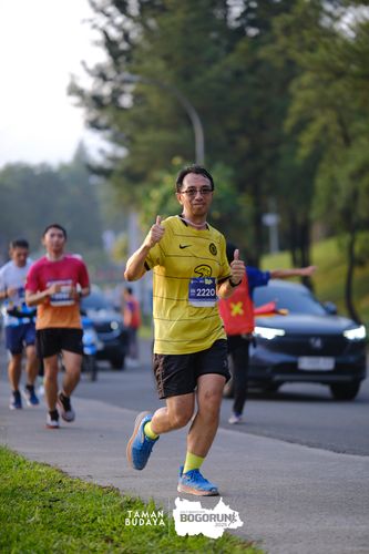Race photo from Taman Budaya x BOGORUN 2025