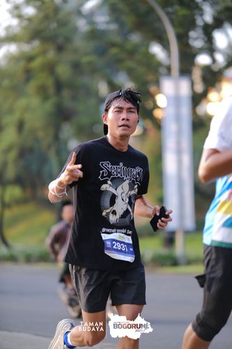 Race photo from Taman Budaya x BOGORUN 2025