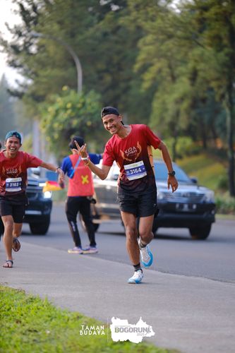Race photo from Taman Budaya x BOGORUN 2025