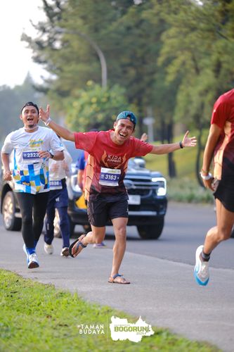Race photo from Taman Budaya x BOGORUN 2025