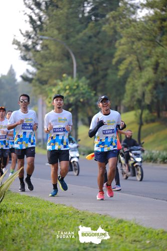 Race photo from Taman Budaya x BOGORUN 2025