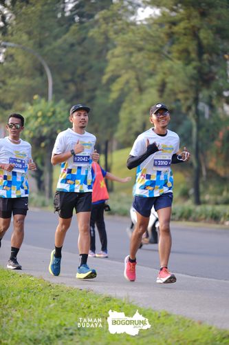 Race photo from Taman Budaya x BOGORUN 2025