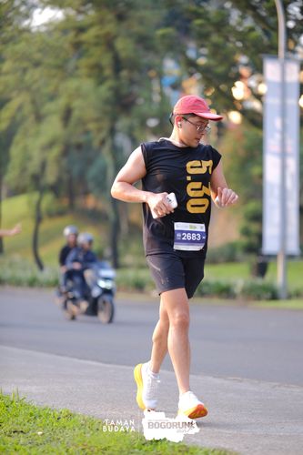 Race photo from Taman Budaya x BOGORUN 2025