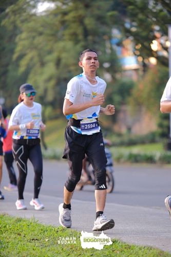 Race photo from Taman Budaya x BOGORUN 2025
