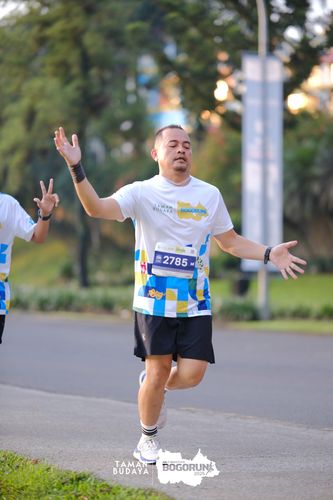 Race photo from Taman Budaya x BOGORUN 2025