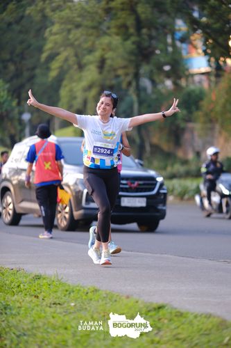 Race photo from Taman Budaya x BOGORUN 2025