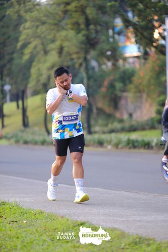 Race photo from Taman Budaya x BOGORUN 2025