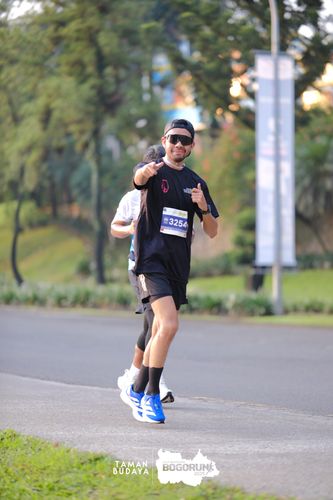 Race photo from Taman Budaya x BOGORUN 2025