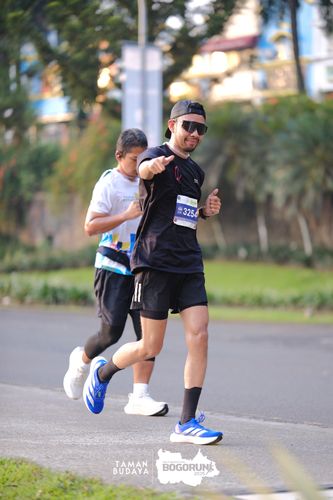 Race photo from Taman Budaya x BOGORUN 2025