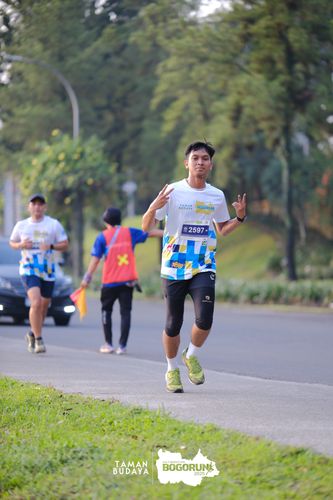 Race photo from Taman Budaya x BOGORUN 2025
