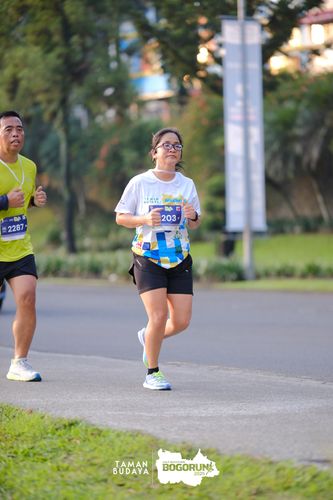 Race photo from Taman Budaya x BOGORUN 2025