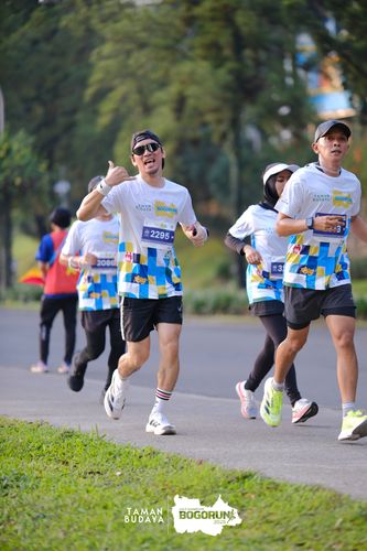 Race photo from Taman Budaya x BOGORUN 2025