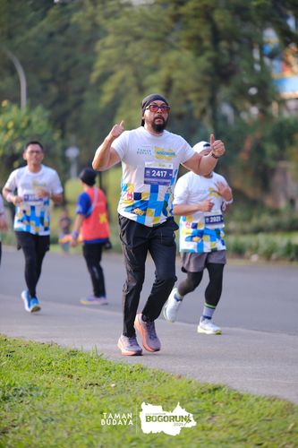 Race photo from Taman Budaya x BOGORUN 2025