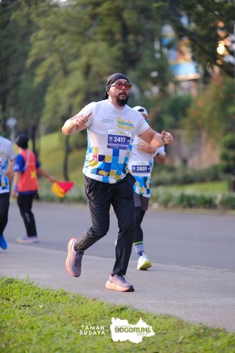 Race photo from Taman Budaya x BOGORUN 2025
