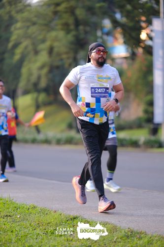 Race photo from Taman Budaya x BOGORUN 2025