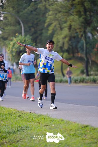 Race photo from Taman Budaya x BOGORUN 2025