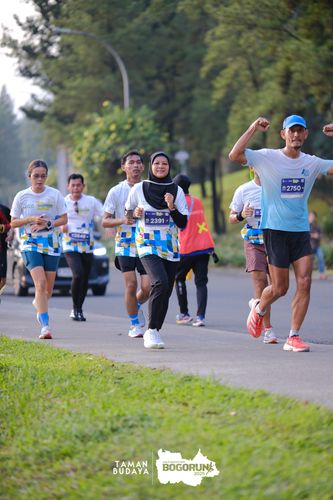 Race photo from Taman Budaya x BOGORUN 2025