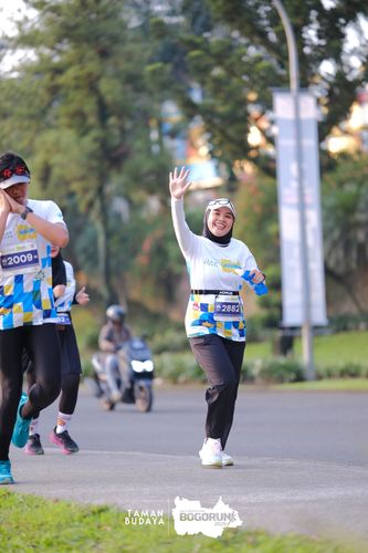 Race photo from Taman Budaya x BOGORUN 2025