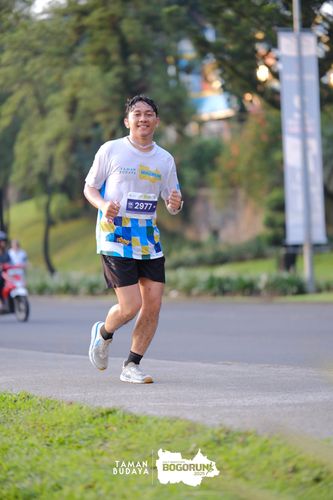 Race photo from Taman Budaya x BOGORUN 2025