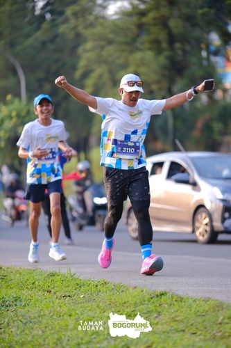Race photo from Taman Budaya x BOGORUN 2025
