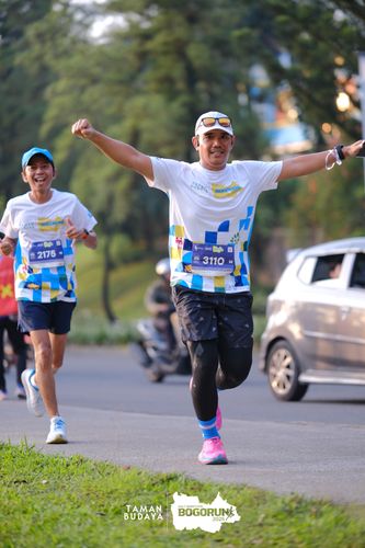 Race photo from Taman Budaya x BOGORUN 2025
