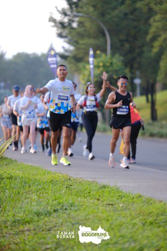 Race photo from Taman Budaya x BOGORUN 2025