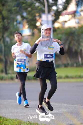 Race photo from Taman Budaya x BOGORUN 2025