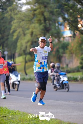 Race photo from Taman Budaya x BOGORUN 2025