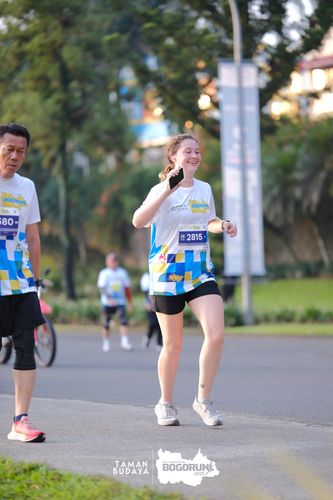 Race photo from Taman Budaya x BOGORUN 2025