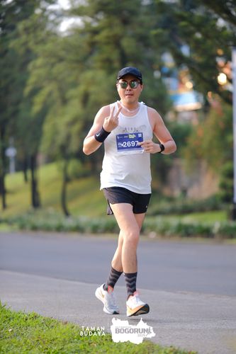 Race photo from Taman Budaya x BOGORUN 2025