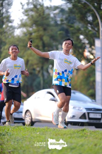 Race photo from Taman Budaya x BOGORUN 2025
