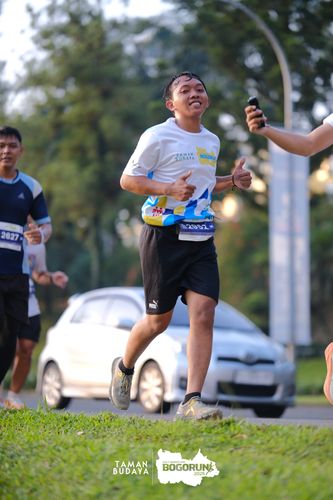 Race photo from Taman Budaya x BOGORUN 2025