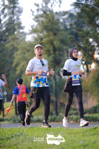 Race photo from Taman Budaya x BOGORUN 2025