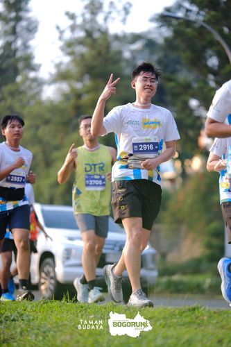 Race photo from Taman Budaya x BOGORUN 2025