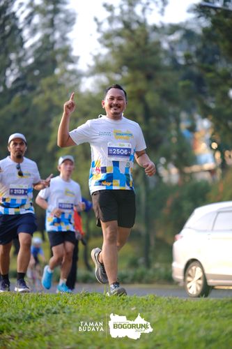 Race photo from Taman Budaya x BOGORUN 2025