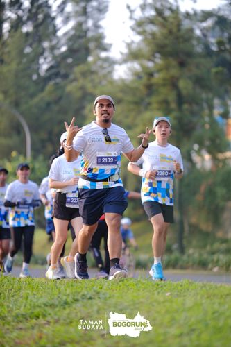 Race photo from Taman Budaya x BOGORUN 2025