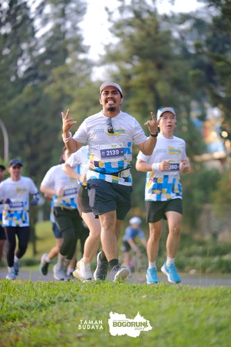 Race photo from Taman Budaya x BOGORUN 2025