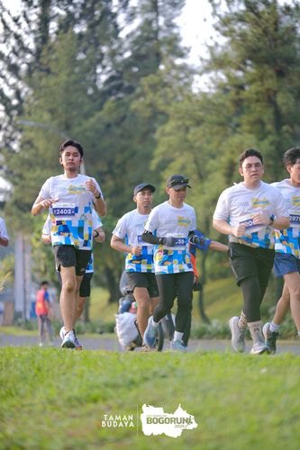 Race photo from Taman Budaya x BOGORUN 2025