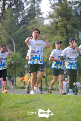 Race photo from Taman Budaya x BOGORUN 2025