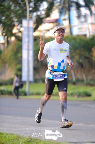 Race photo from Taman Budaya x BOGORUN 2025