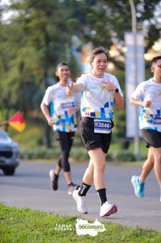 Race photo from Taman Budaya x BOGORUN 2025